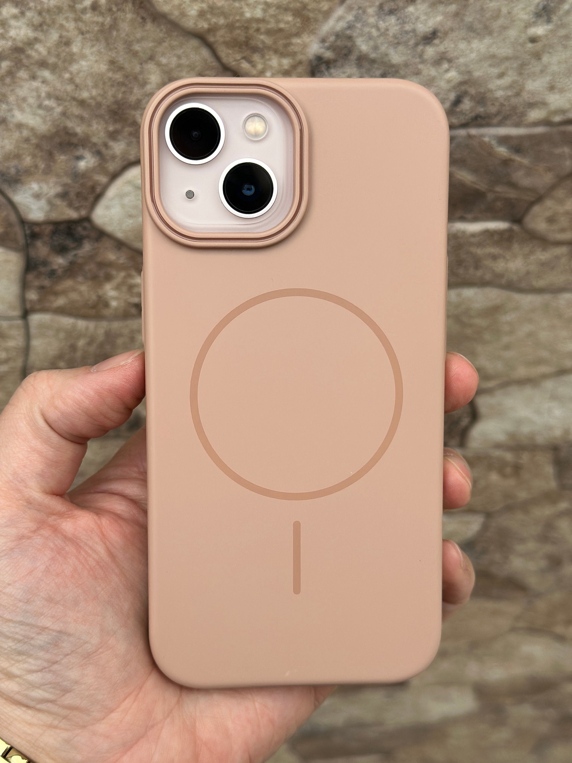 iPhone 13 Magsafe Özellikli Minimal Dizaynlı Kamera Çıkıntılı Ruzo Kılıf