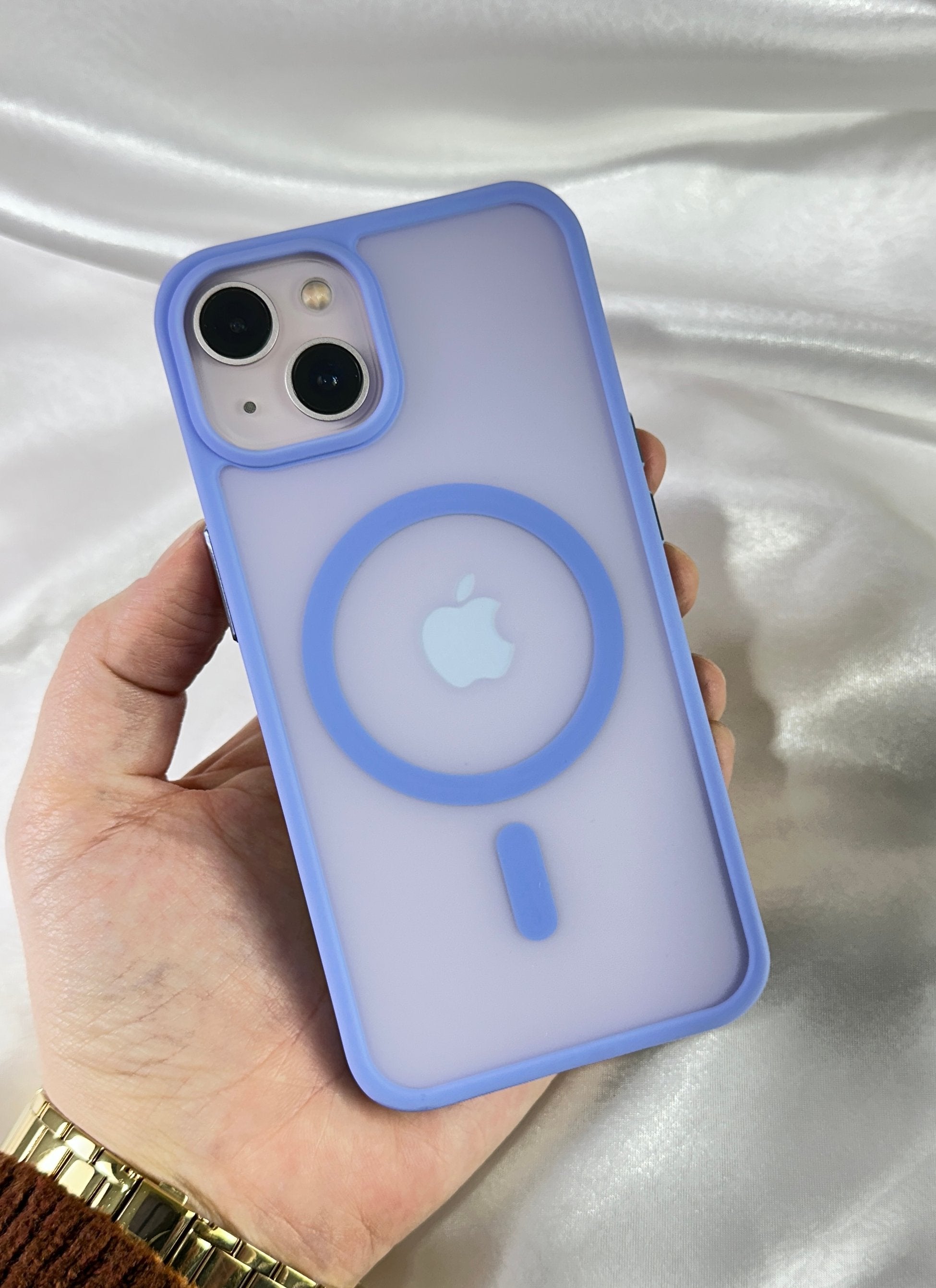 iPhone 13/14 Uyumlu Magsafe Özellikli Mat Kamera Korumalı Renkli Vio Kılıf