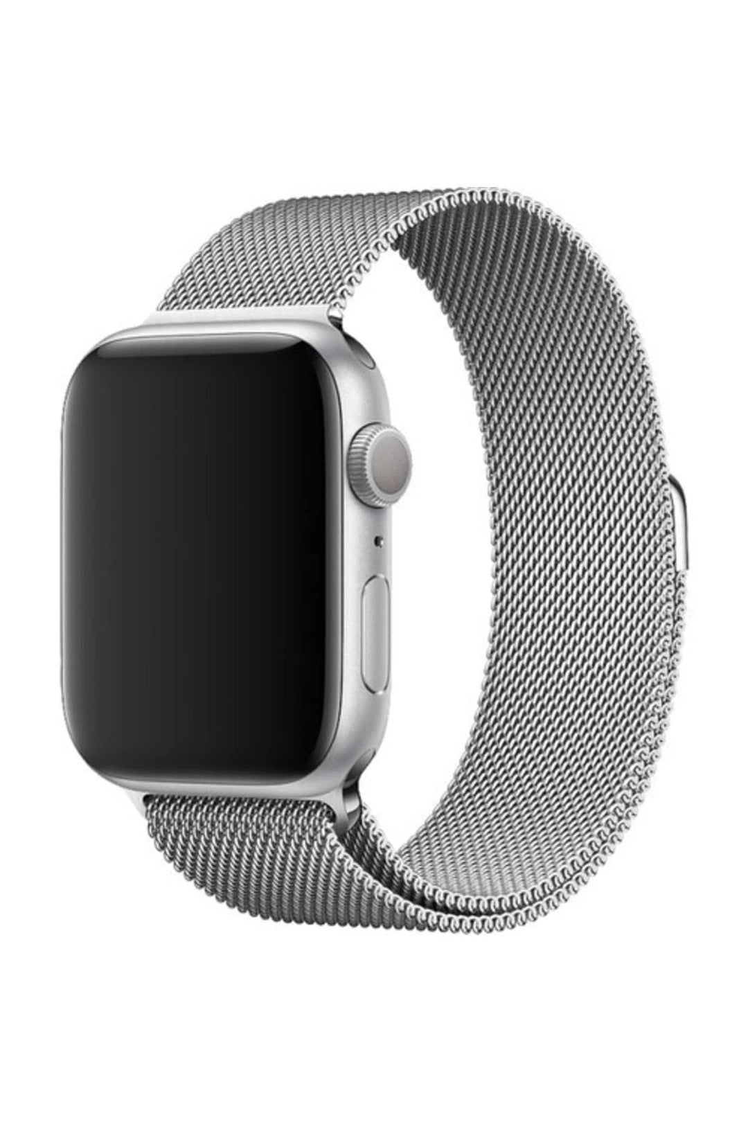 Apple Watch Metal Hasır Kordon 42mm - 45mm Uyumlu Metal Kordon