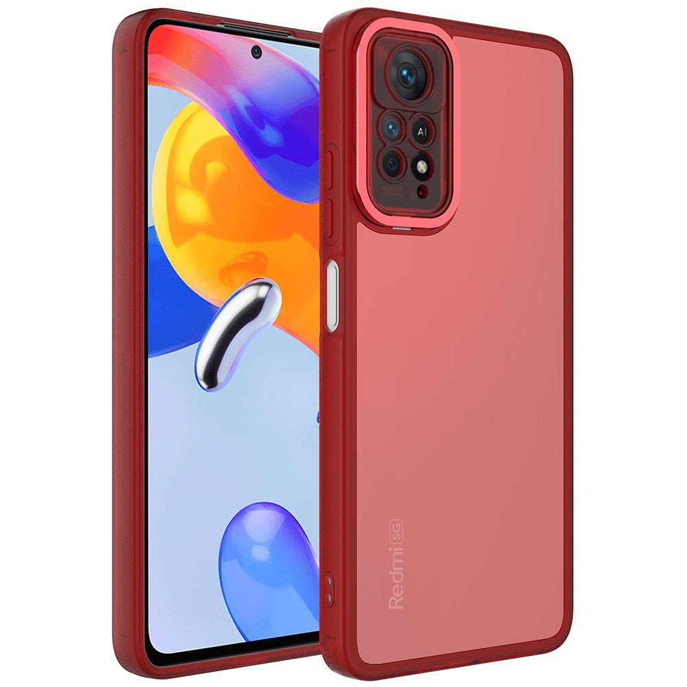 Redmi Note 11 Pro Kamera Korumalı Transparan Berry Kılıf