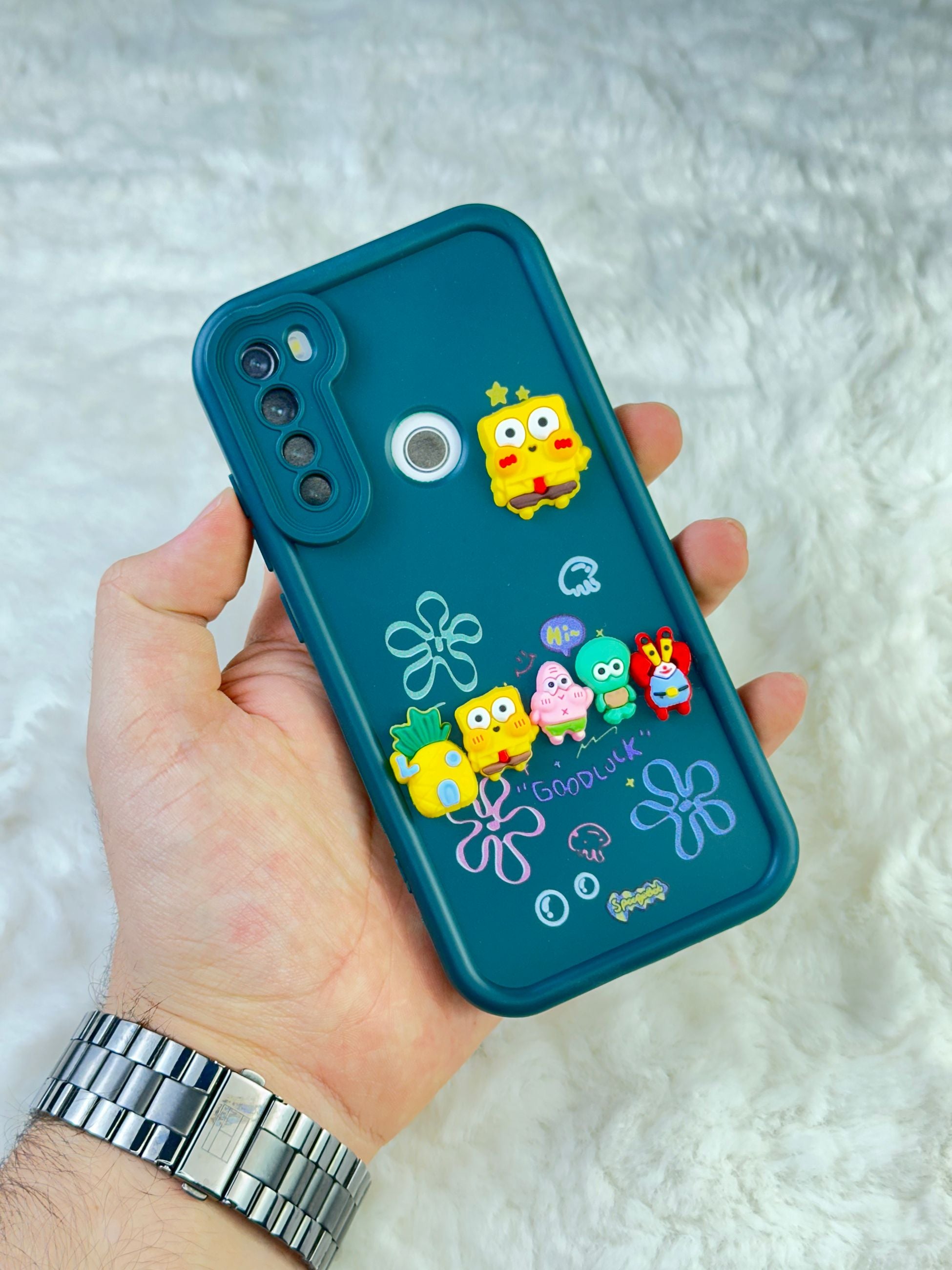 Xiaomi Redmi Note 8 Minimalist Desenli Tatlı Pot Pourri Kılıf