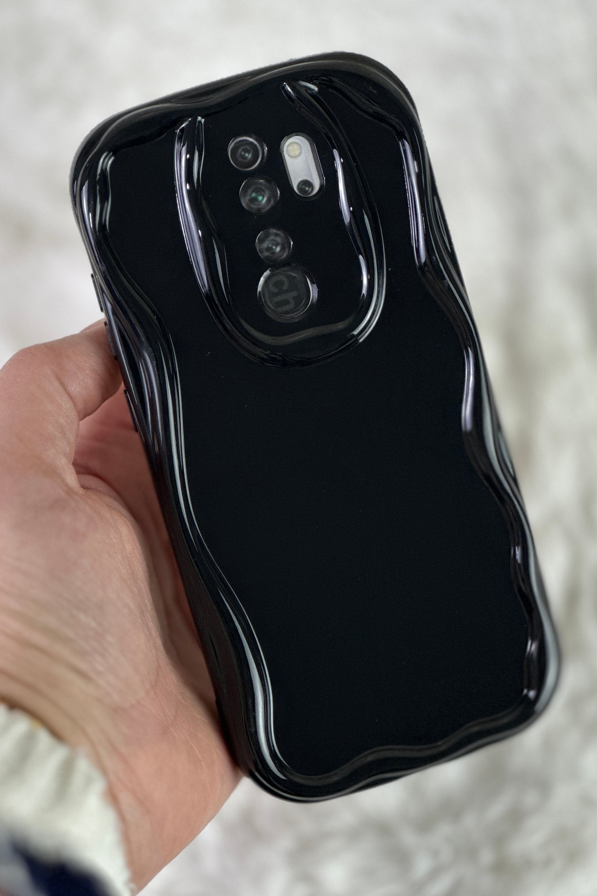 Redmi Note 8 Pro Kenarları Dalga Detaylı Kamera Korumalı Conn Kılıf