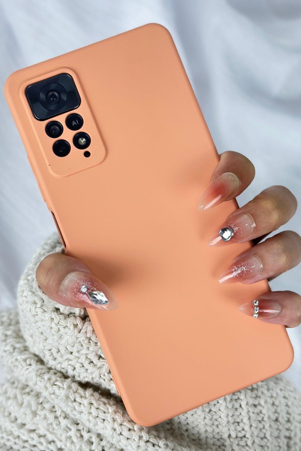 Xiaomi Redmi Note 11 Pro Ve Note 12 Pro (4G) Ile Uyumlu Lansman Içi Kadife Yumuşak Silikon Mara