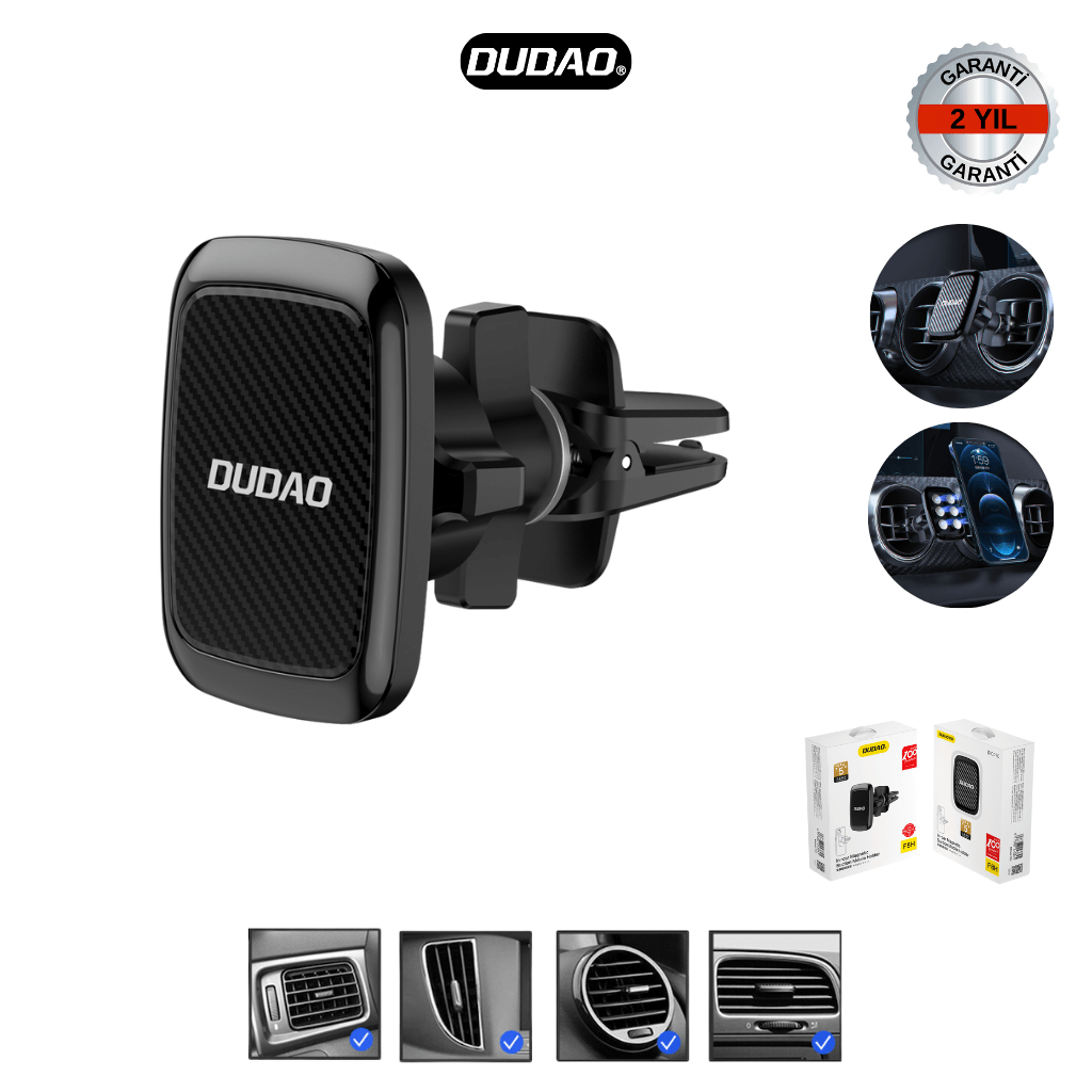 DUDAO F8H Mıknatıslı Araç İçi Telefon Tutucusu - Havalandırma Izgarası İle Uyumlu
