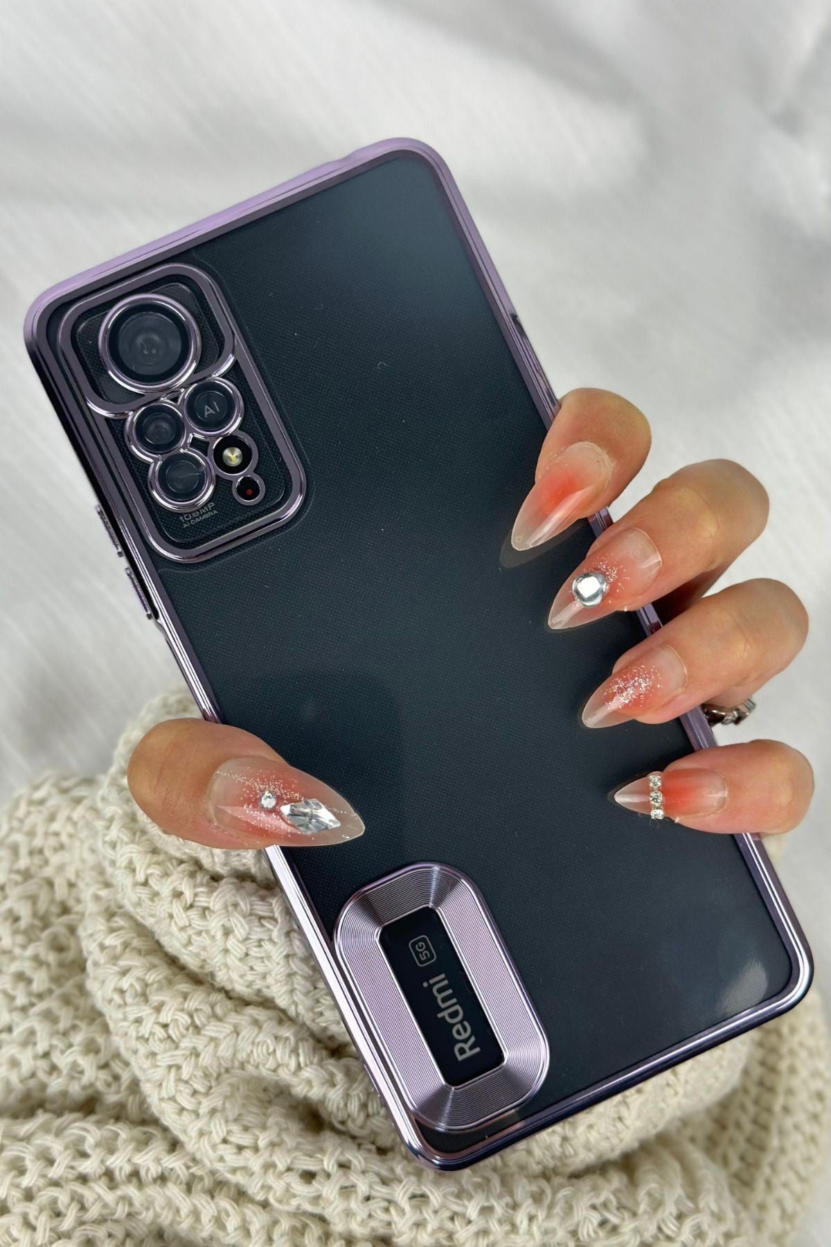 Xiaomi Redmi Note 11 Pro Ve Redmi Note 12 Pro (4G) Uyumlu Kenarları Renkli Megavip Kılıf