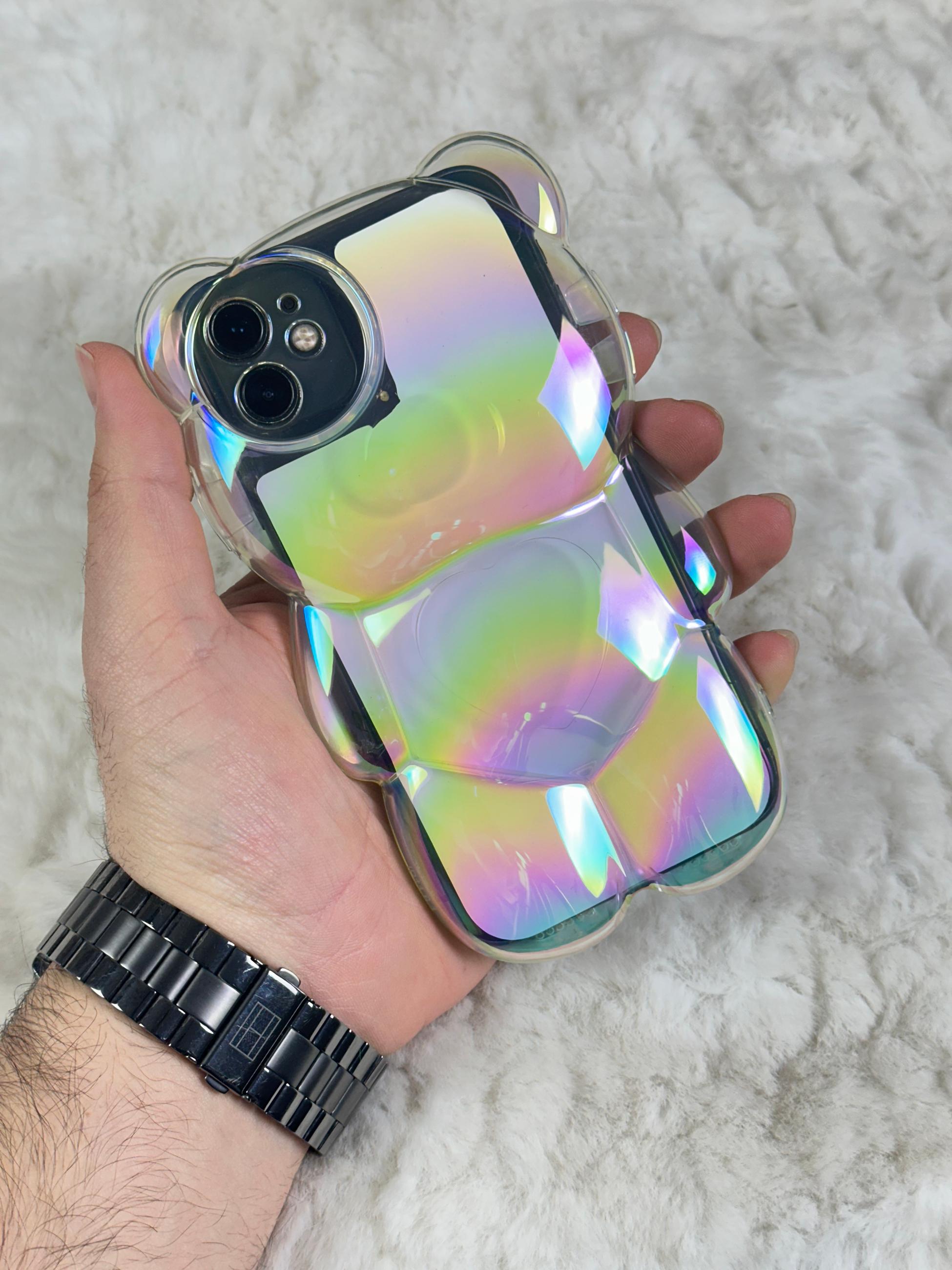 iPhone 11 3D Ayıcıklı Telefon Kılıfı