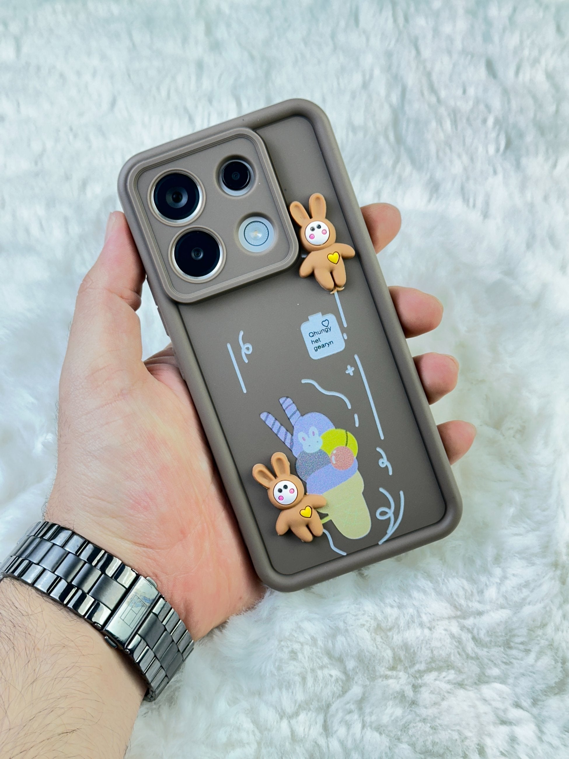 Xiaomi Redmi Note 13 Pro 4G Minimalist Desenli Tatlı Pot Pourri Kılıf