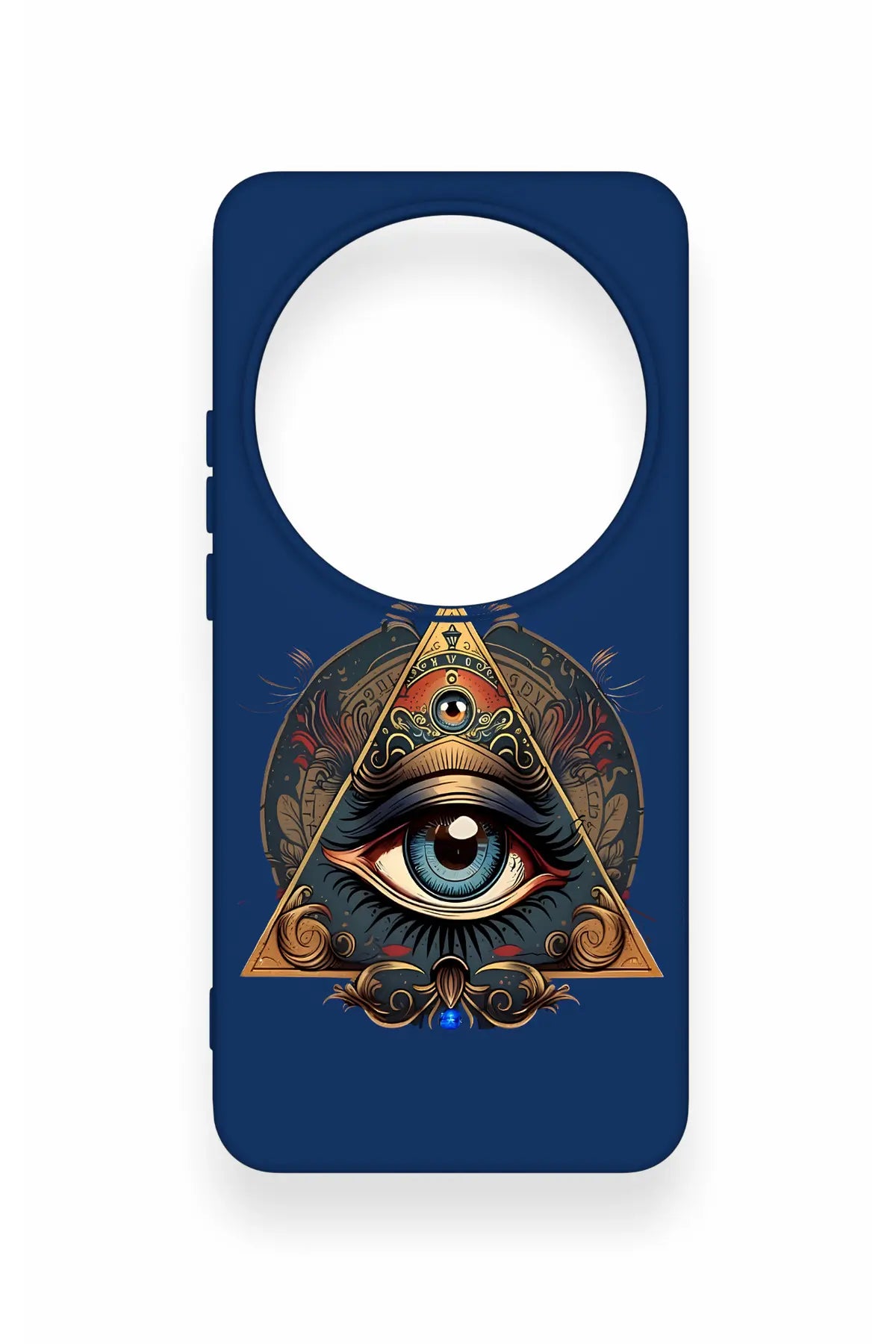 Xiaomi Mi 15 Ultra Uyumlu Pyramid Eye Desenli Silikon Kılıf