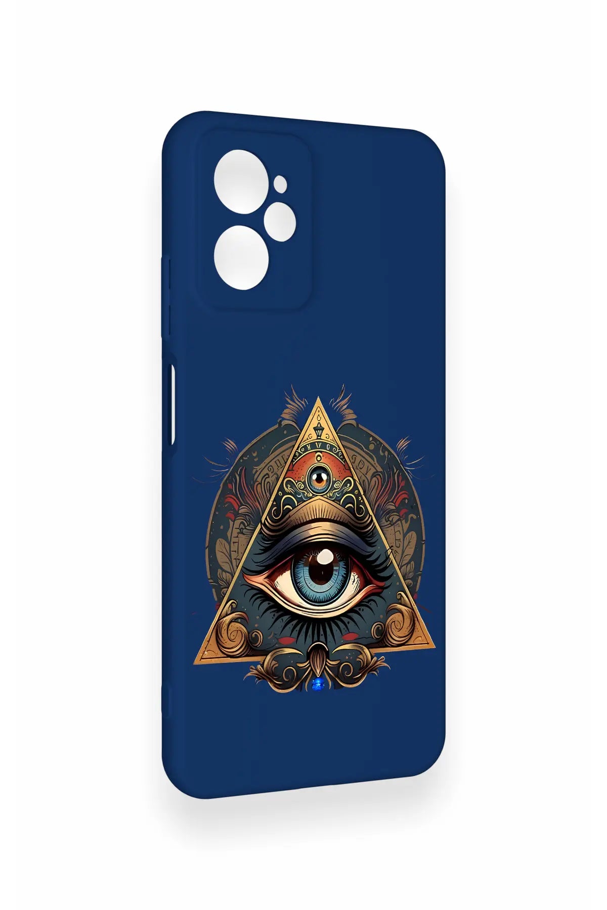 Casper Via X30 Uyumlu Pyramid Eye Desenli Silikon Kılıf