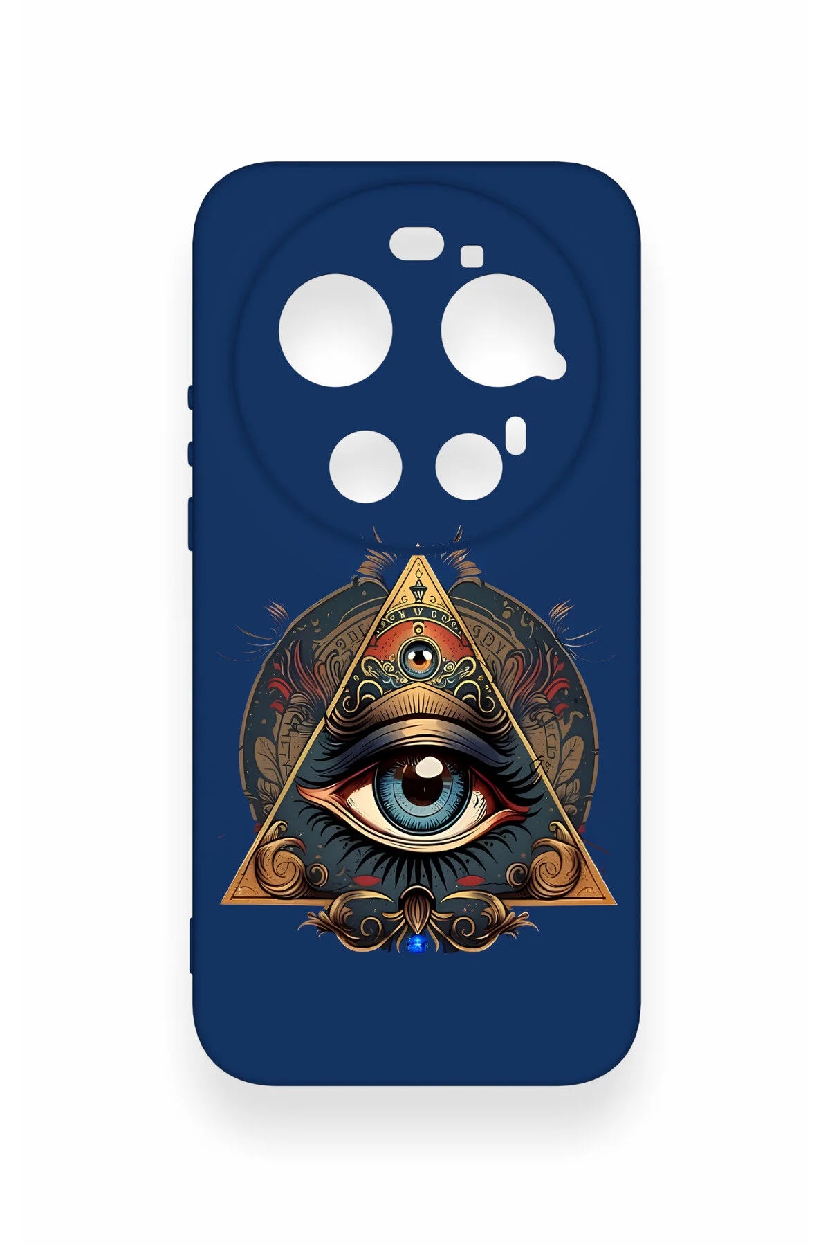 Xiaomi Mi 17 Ultra Uyumlu Pyramid Eye Desenli Silikon Kılıf