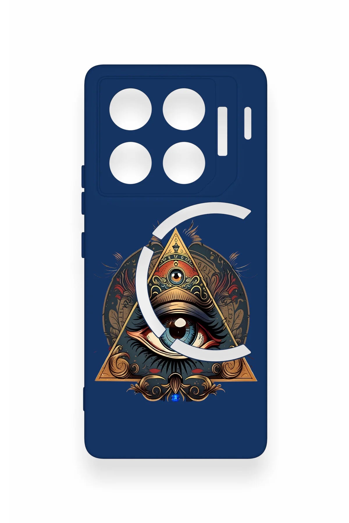 Infinix Gt 20 Pro Uyumlu Pyramid Eye Desenli Silikon Kılıf