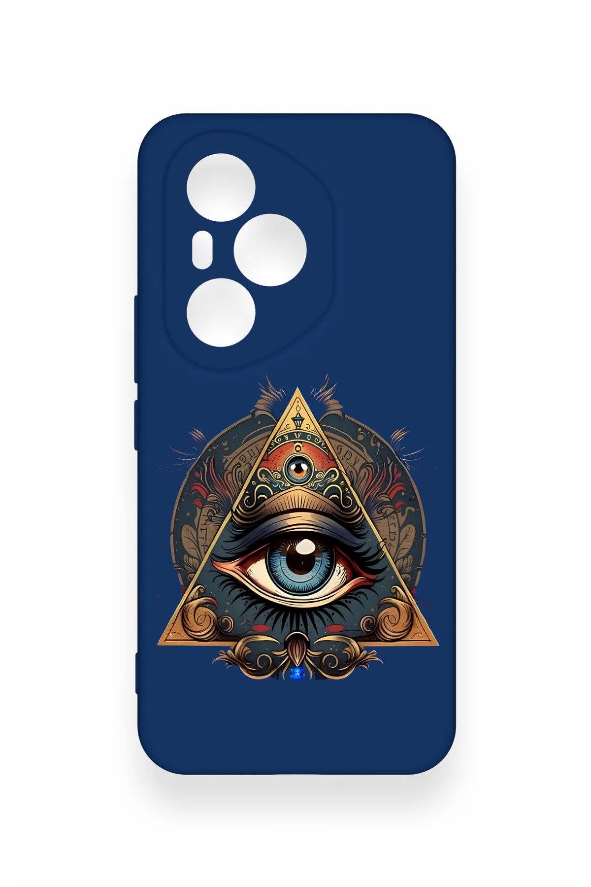 Honor 400 Pro Uyumlu Pyramid Eye Desenli Silikon Kılıf
