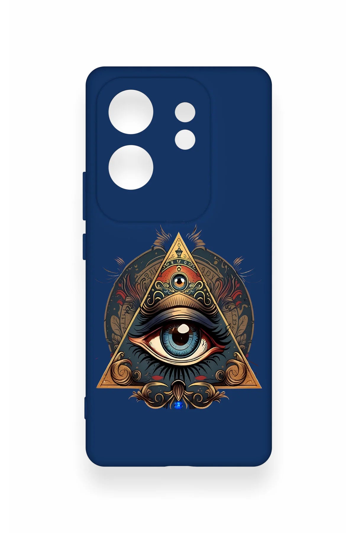 Infinix Zero 30 Uyumlu Pyramid Eye Desenli Silikon Kılıf