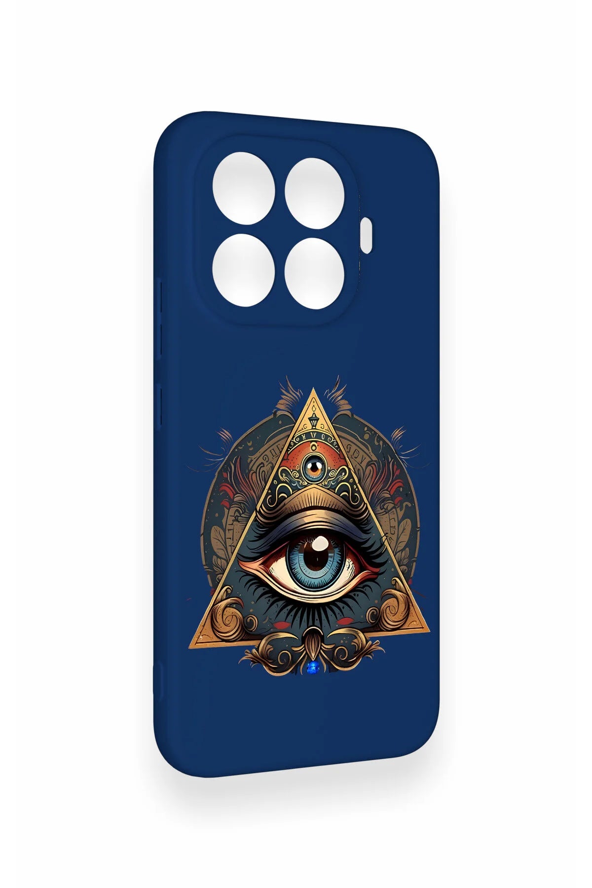 Mi 15T PRO Uyumlu Pyramid Eye Desenli Silikon Kılıf