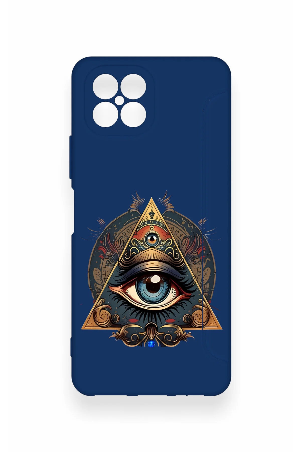 Omix X600 Uyumlu Pyramid Eye Desenli Silikon Kılıf
