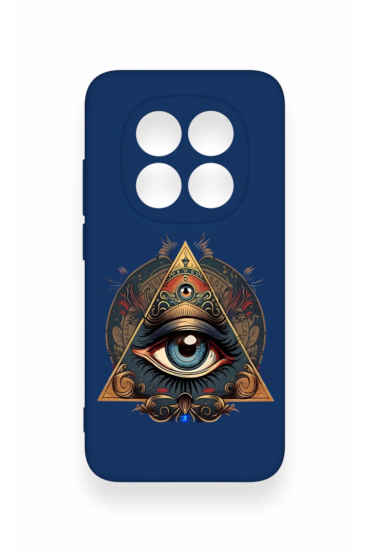 Redmi Note 15 Pro 5G Uyumlu Pyramid Eye Desenli Silikon Kılıf
