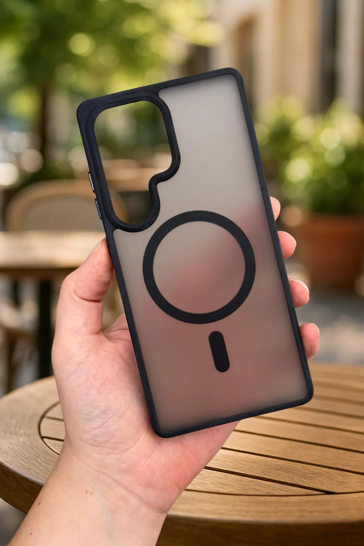 Samsung Galaxy S25 Ultra Magsafe Uyumlu Mat Kamera Korumalı Renkli Vio Kılıf