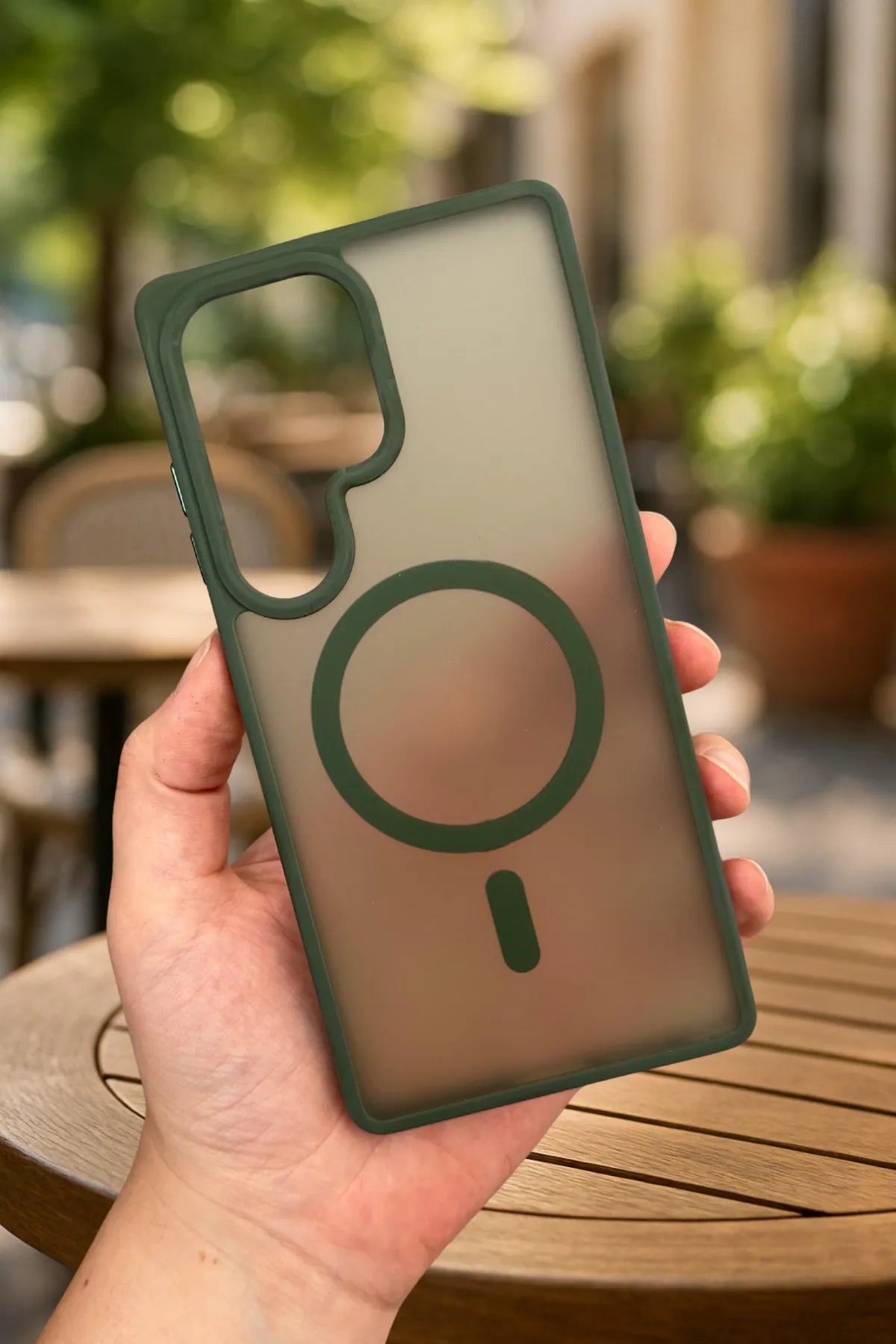 Samsung Galaxy S25 Ultra Magsafe Uyumlu Mat Kamera Korumalı Renkli Vio Kılıf