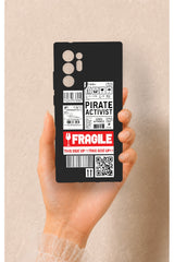 Samsung Note 20 Ultra Uyumlu Fragile Desenli Silikon Kılıf