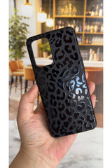 Vivo Y21 Uyumlu Leopar Desenli Silikon Darbe Emici Klasik Korumalı Rubber Kılıf