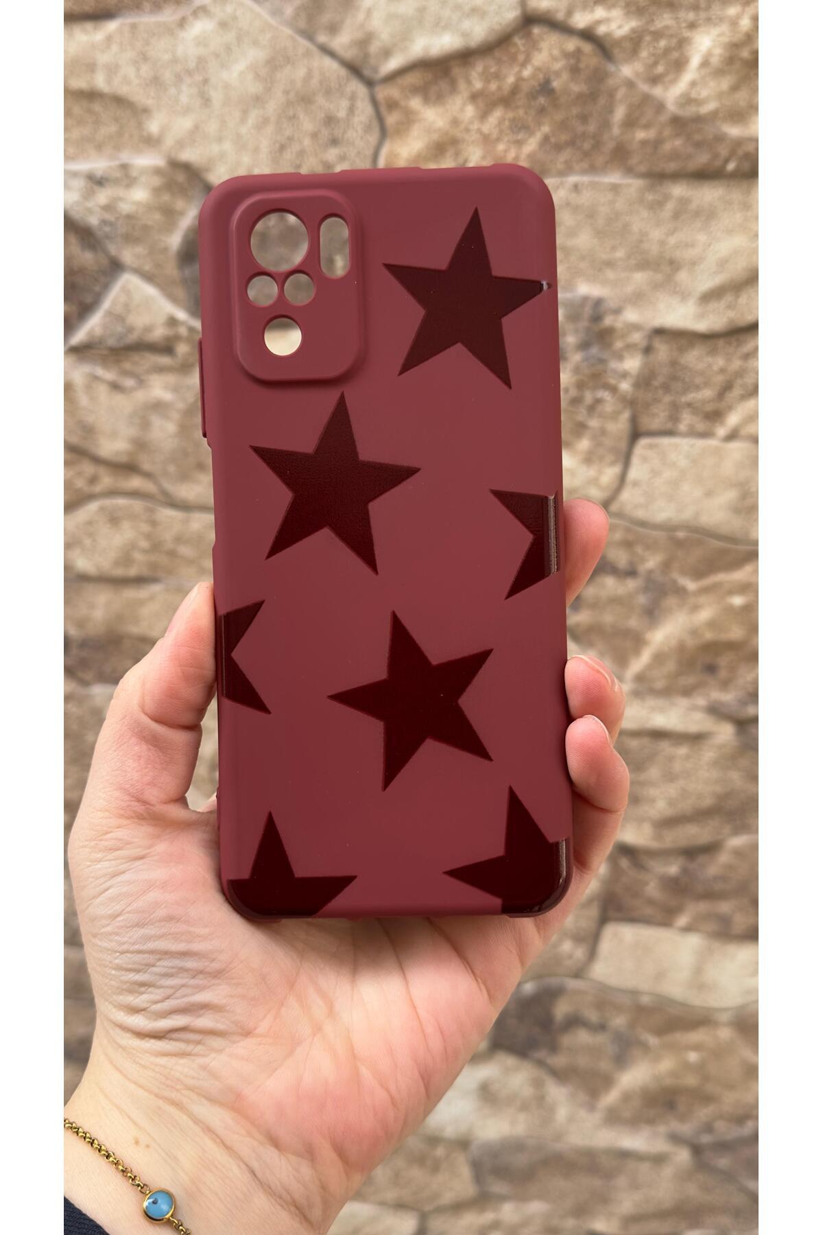 Redmi Note 10 ve 10S Uyumlu Star Silikon Darbe Emici Klasik Korumalı Rubber Kılıf