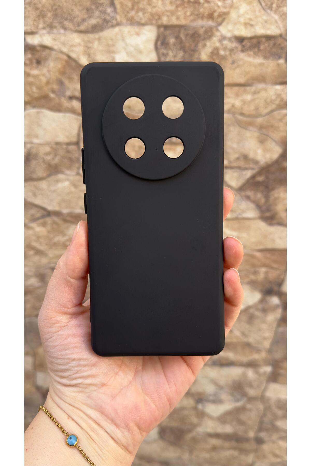 Honor Magic 7 Lite 5G Uyumlu Silikon Darbe Emici Klasik Korumalı Rubber Kılıf