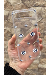 Tecno Spark Slim Uyumlu Evıleye Desenli Şeffaf Darbe Emici Kamera Korumalı Clear Kılıf