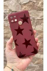 Realme C21Y Ve C25Y Uyumlu Star Silikon Darbe Emici Klasik Korumalı Rubber Kılıf