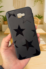 Samsung Galaxy J7 Prime Uyumlu Star Desenli Silikon Darbe Emici Rubber Kılıf