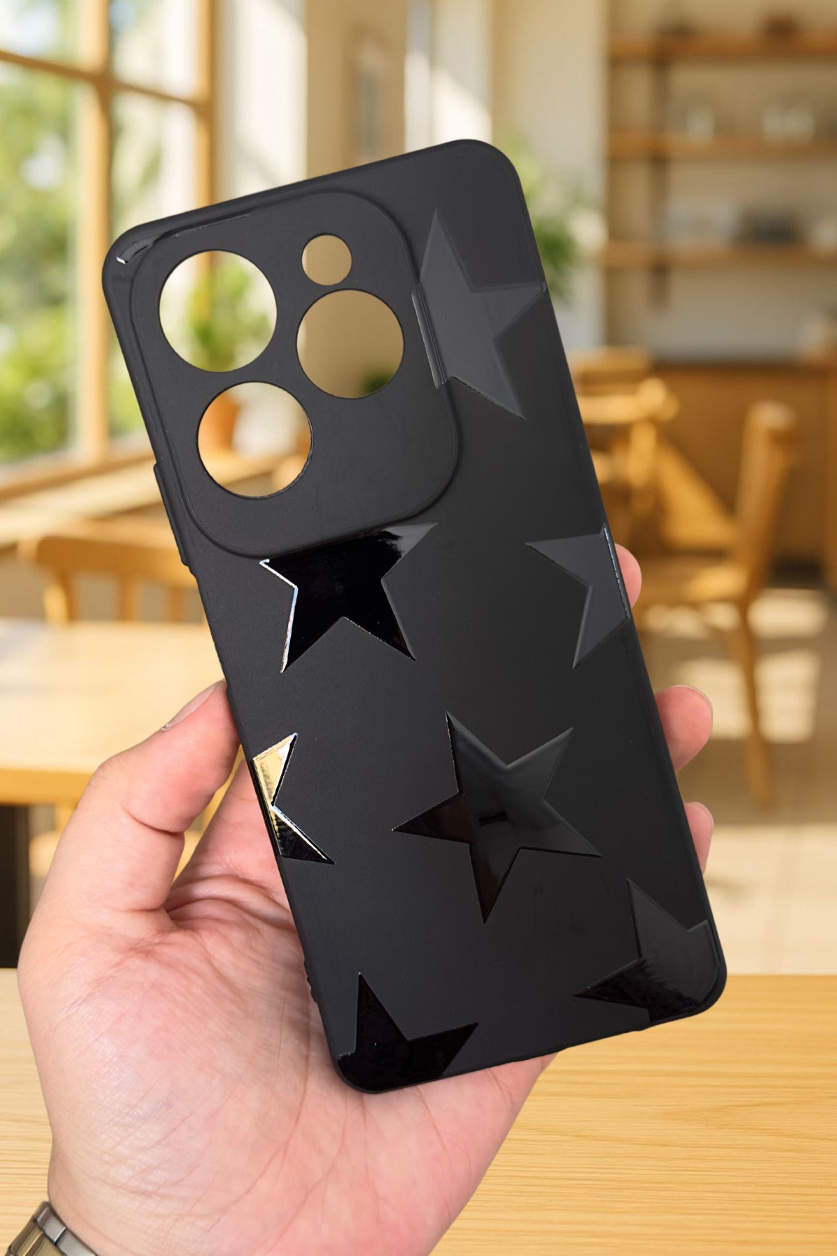 İNFİNİX HOT 40 Uyumlu STAR Silikon Darbe Emici Klasik Korumalı Rubber Kılıf