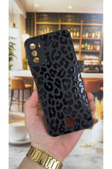 REEDER S19 MAX PRO S Uyumlu Leopar Desenli Silikon Darbe Emici Klasik Korumalı Rubber Kılıf