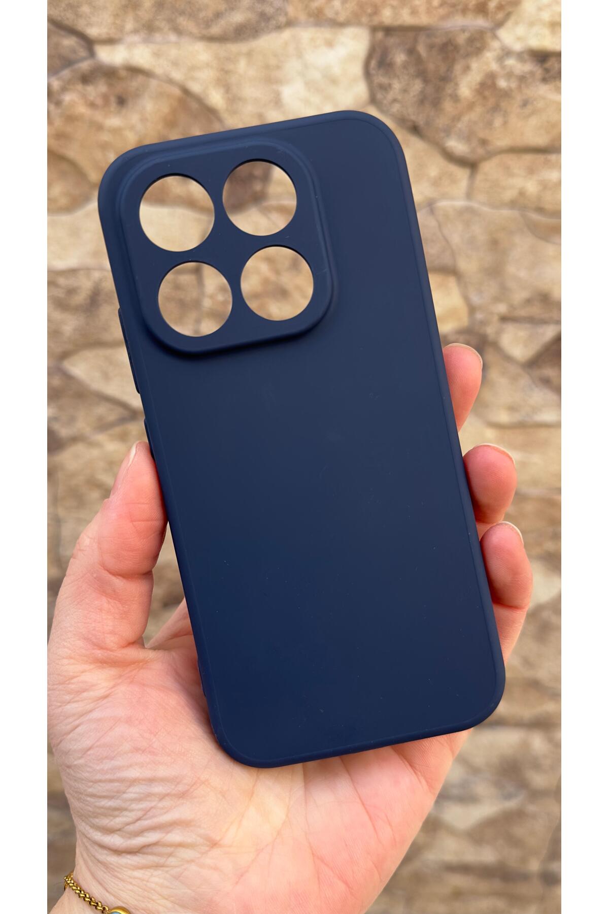 MI 17 5G Uyumlu Silikon Darbe Emici Klasik Korumalı Rubber Kılıf