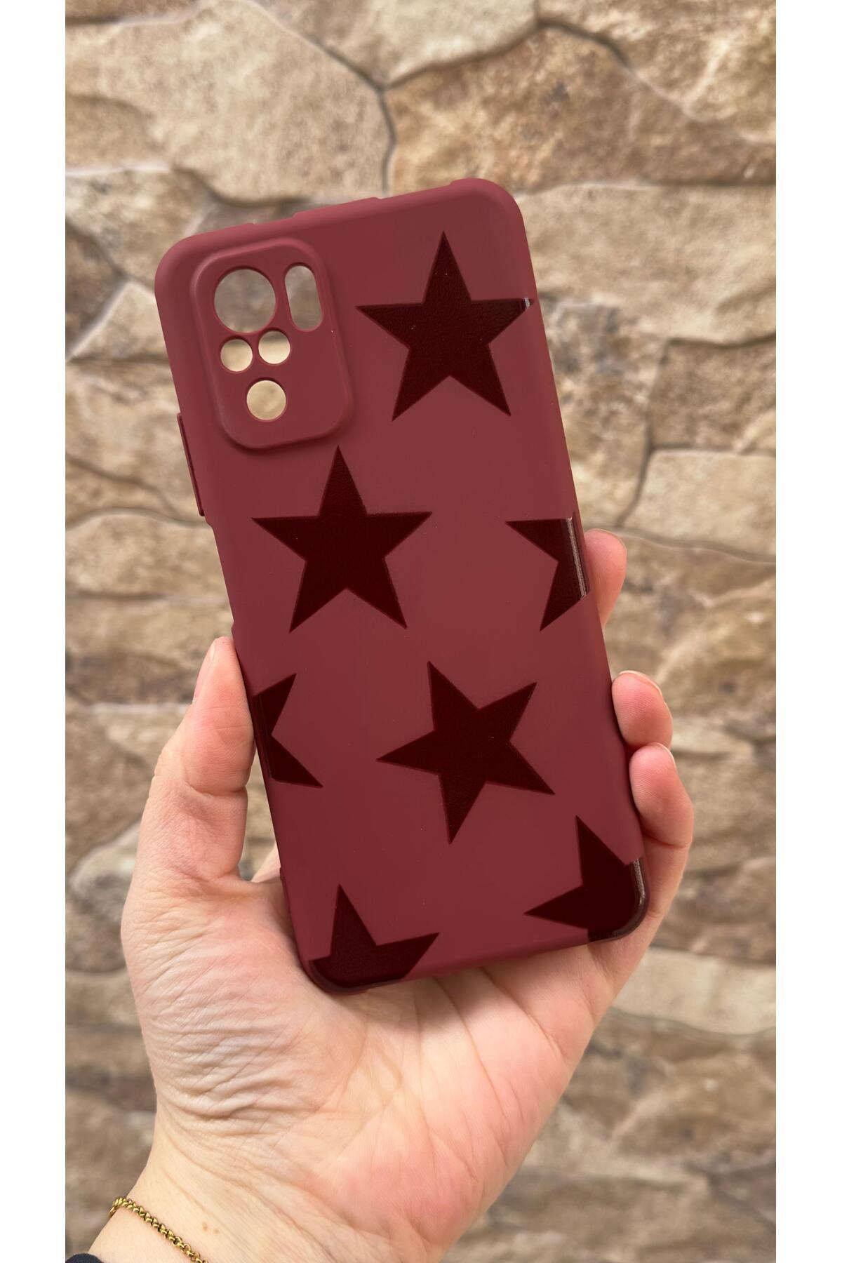 Redmi Note 10 ve 10S Uyumlu Star Silikon Darbe Emici Klasik Korumalı Rubber Kılıf