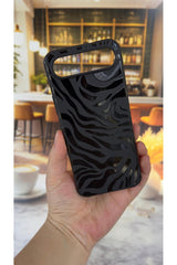 Tecno Spark Slim 5G Uyumlu Zebra Desenli Silikon Darbe Emici Klasik Korumalı Rubber Kılıf