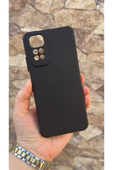 REDMİ NOTE 11/11S Uyumlu Silikon Darbe Emici Klasik Korumalı Rubber Kılıf