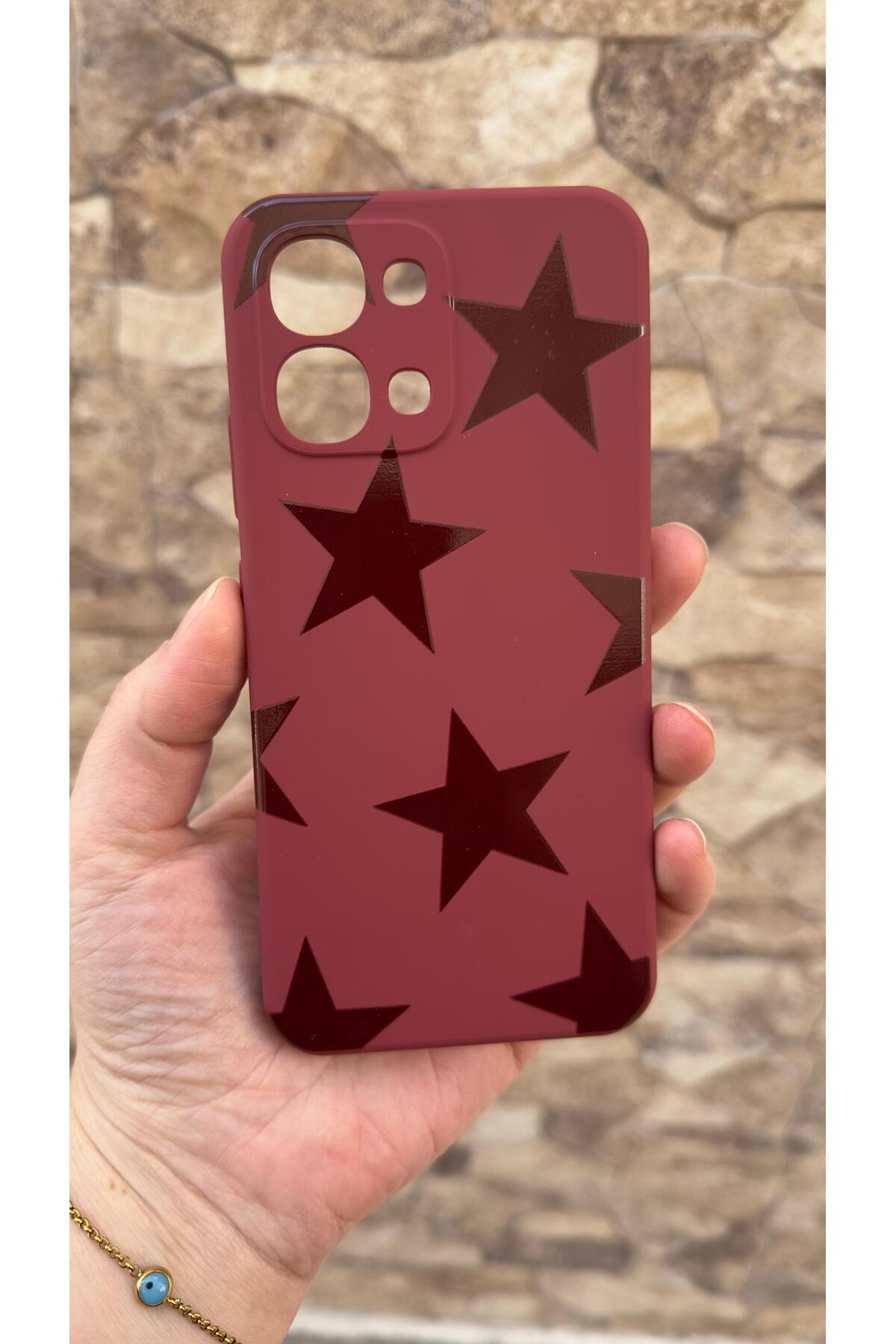 Oppo A6 Pro Uyumlu Star Silikon Darbe Emici Klasik Korumalı Rubber Kılıf