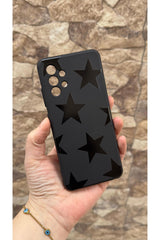 Samsung Galaxy A32 Uyumlu Star Silikon Darbe Emici Klasik Korumalı Rubber Kılıf