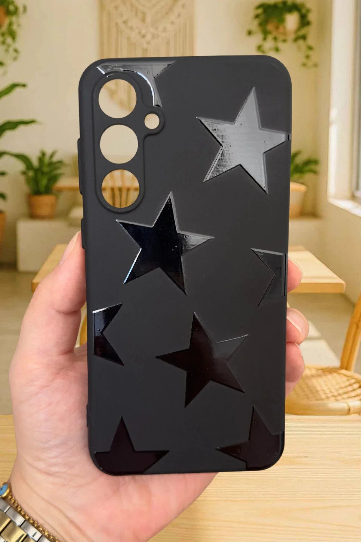 Samsung Galaxy S25 Uyumlu Star Silikon Darbe Emici Klasik Korumalı Rubber Kılıf