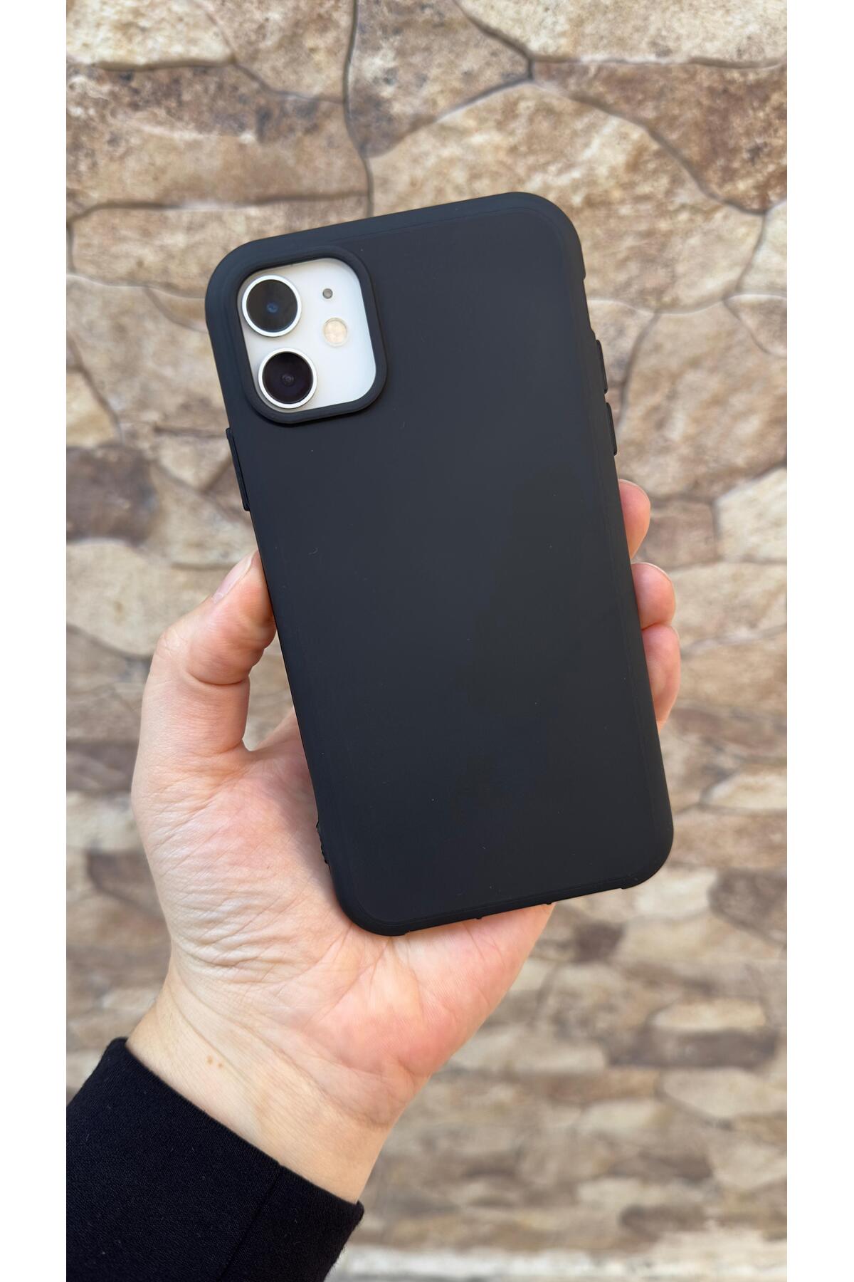 İphone 11 - Silikon Darbe Emici Klasik Korumalı Rubber Kılıf