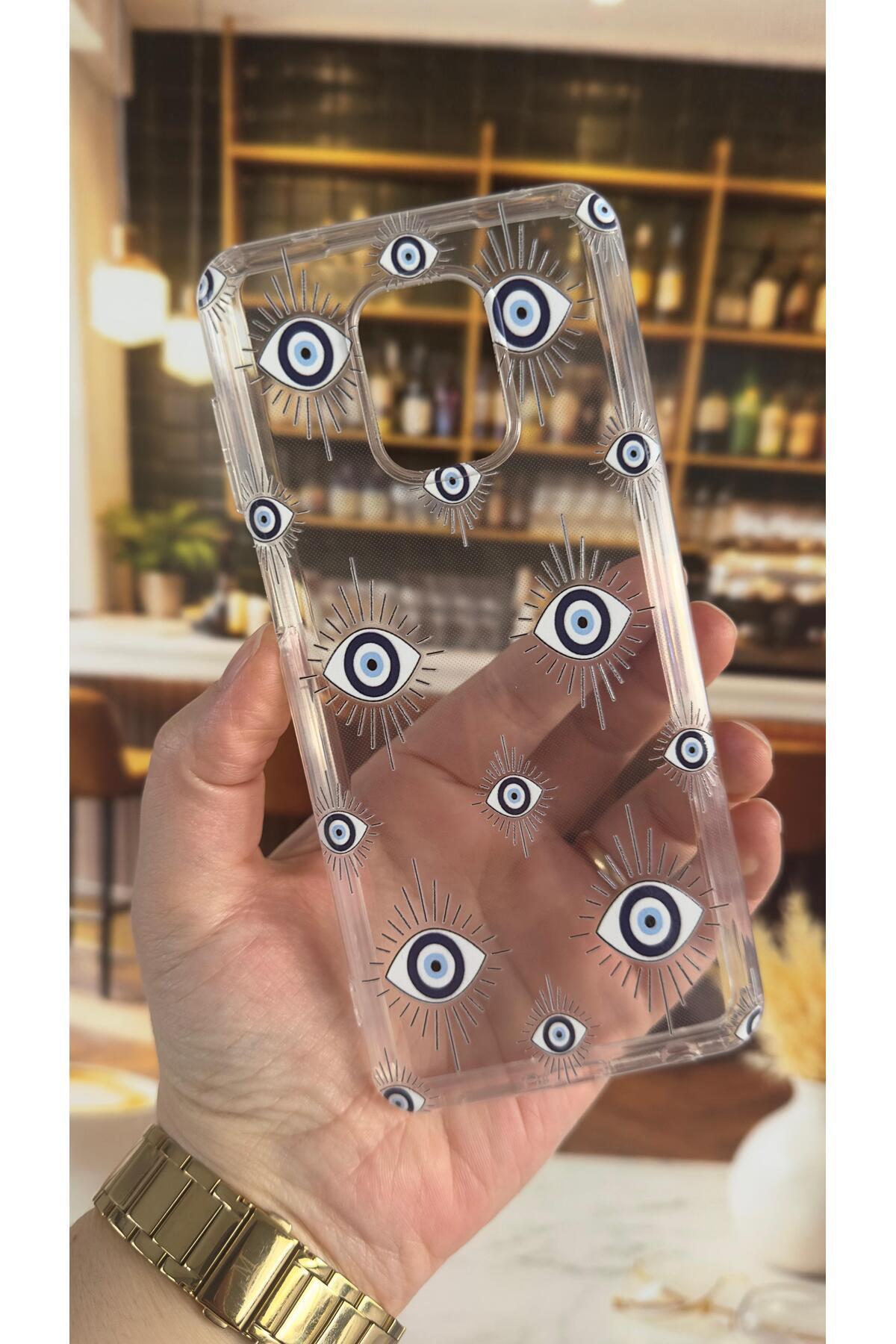 Redmi Note 9 Pro Uyumlu Evıleye Desenli Şeffaf Darbe Emici Kamera Korumalı Clear Kılıf