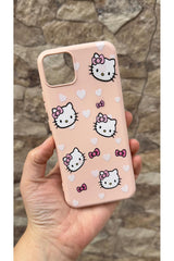 Realme C11 Uyumlu Hello Kity Silikon Darbe Emici Klasik Korumalı Rubber Kılıf