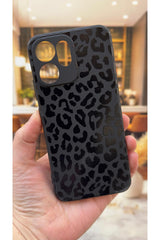 OPPO RENO 14F Uyumlu Leopar Desenli Silikon Darbe Emici Klasik Korumalı Rubber Kılıf