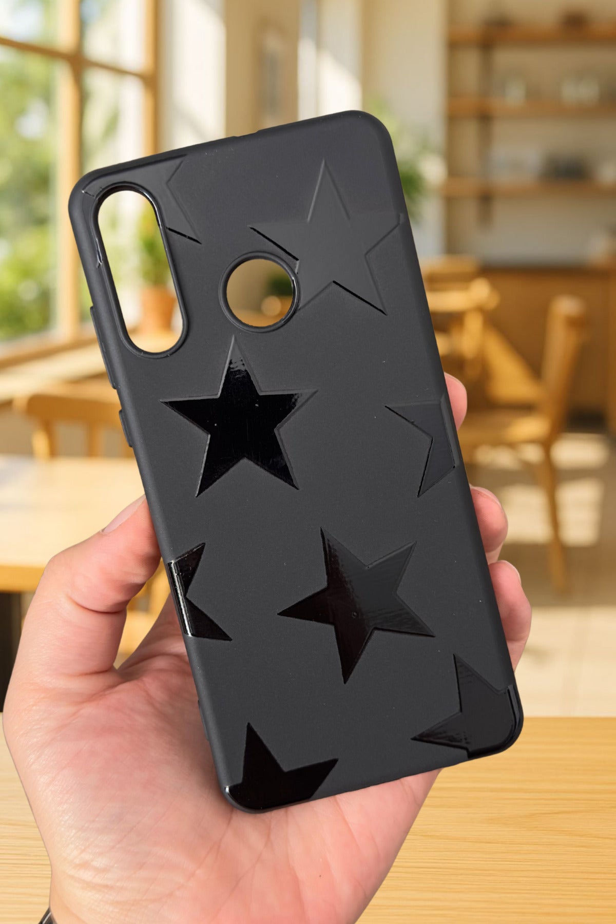 Huawei P30 Lite Uyumlu STAR Silikon Darbe Emici Klasik Korumalı Rubber Kılıf
