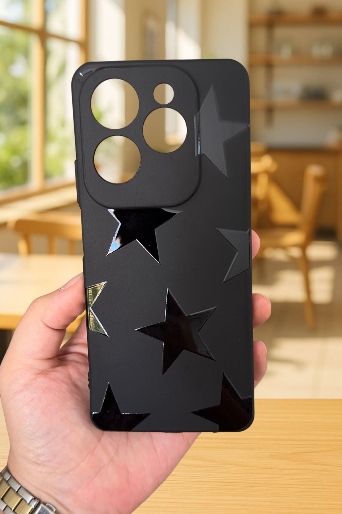 İNFİNİX HOT 40 Uyumlu STAR Silikon Darbe Emici Klasik Korumalı Rubber Kılıf