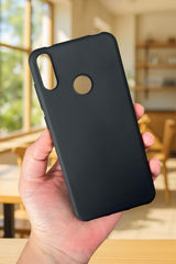 HUAWEİ Y7 2019 Uyumlu Silikon Darbe Emici Klasik Korumalı Rubber Kılıf