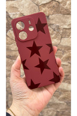 Redmi Note 14 Uyumlu Star Silikon Darbe Emici Klasik Korumalı Rubber Kılıf