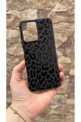 Casper Via M40 Uyumlu Leopar Desenli Silikon Darbe Emici Klasik Korumalı Rubber Kılıf