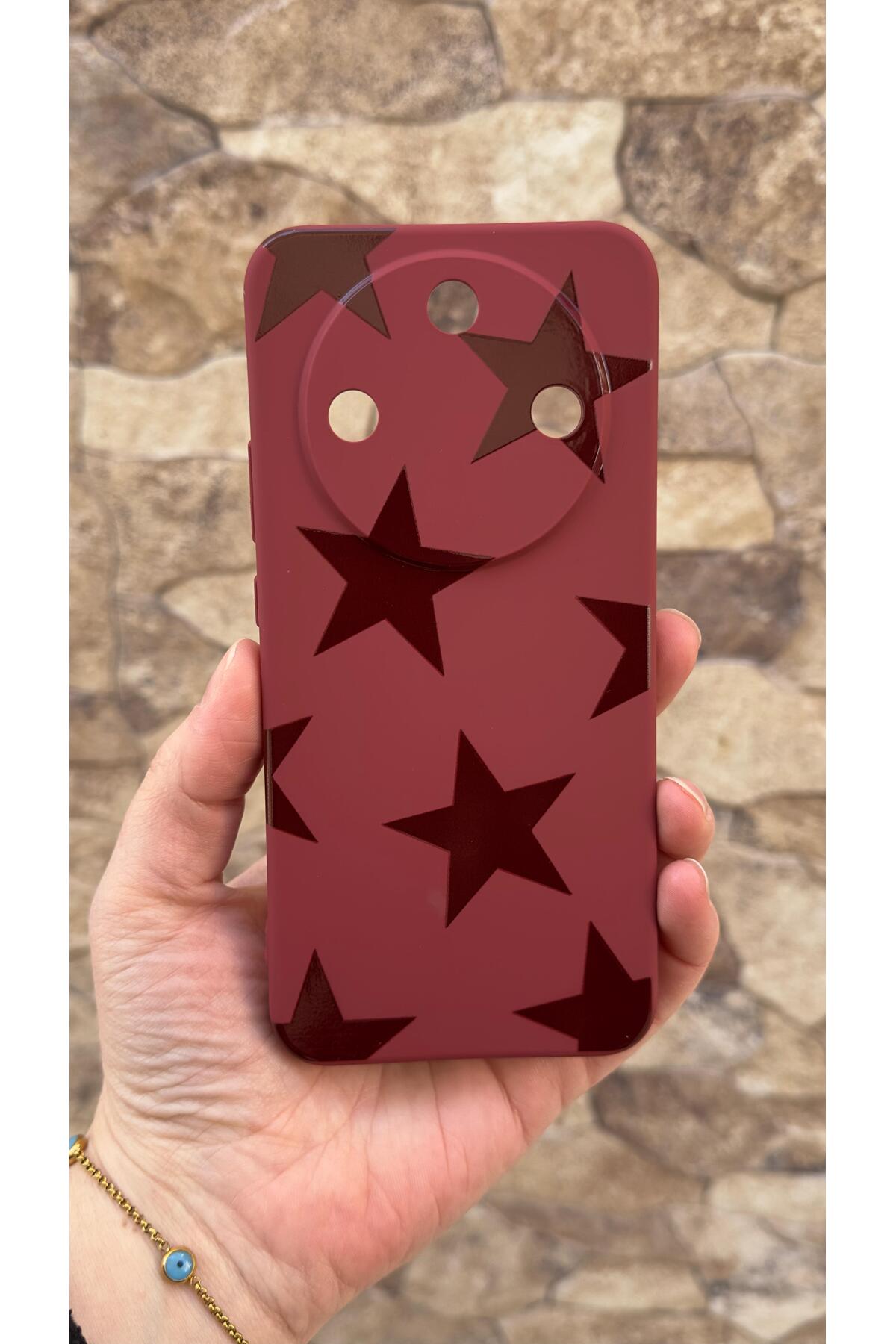 Honor Magic 8 Lite Uyumlu Star Silikon Darbe Emici Klasik Korumalı Rubber Kılıf