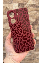 REDMİ 13C Uyumlu Leopar Desenli Lansman Kamera Korumalı Yumuşak Silikon RUBBER Kılıf