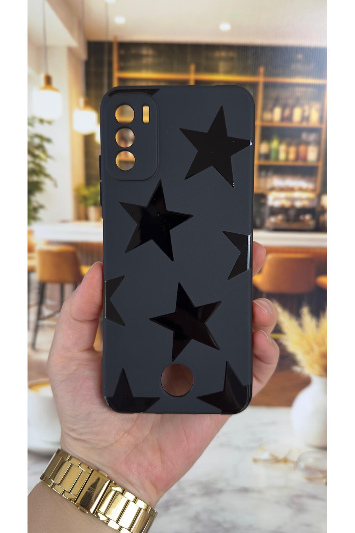 REEDER S19 MAX PRO S Uyumlu Star Silikon Darbe Emici Klasik Korumalı Rubber Kılıf